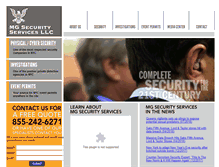 Tablet Screenshot of mgsecurityservices.com